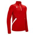 Piave 1/4 Zip Top RED/WHT XXL Teknisk treningsgenser - Unisex