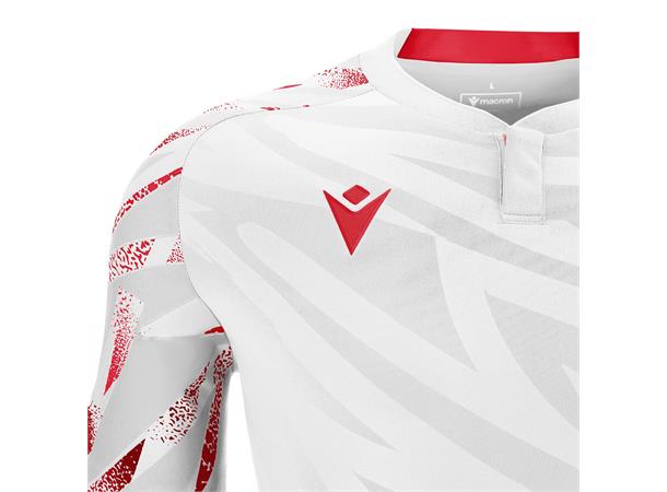 Themis Eco Match Day Shirt WHT/RED 3XS Teknisk spillerdrakt i ECO-tekstil 