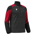 Cuzco Training 1/4 Zip Top BLK/RED XS Teknisk treningsgenser - Unisex