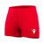 Flower Shorts RED M Løpe Shorts - Dame 