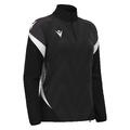 Leona Training 1/4 Zip Top W BLK/WHT M Teknisk treningsgenser til dame